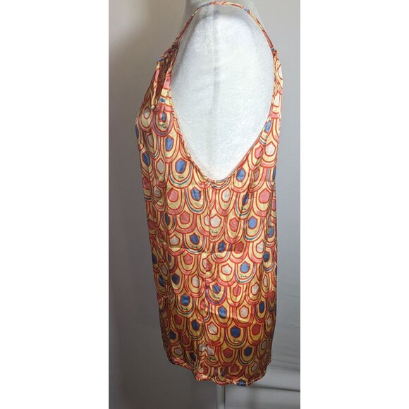 Vintage Designer Rainbow Scalloped Print Top - Picture 5 of 7